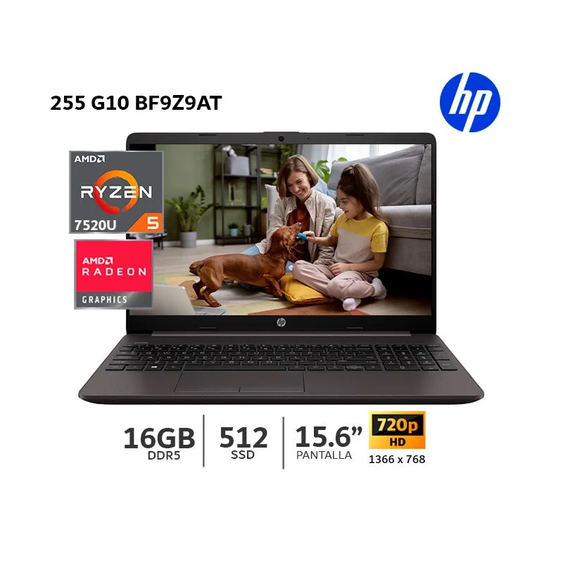 [MHT000058] 🚀 HP 255 G10: Eficiencia Ryzen 5, Memoria LPDDR5 y Ultra-Portabilidad 💻