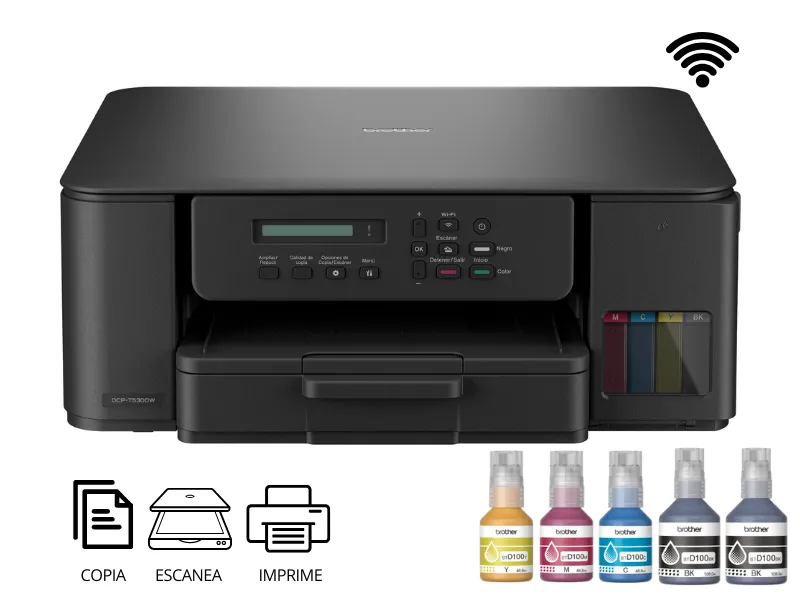 [MHT000070] 🚀 Brother DCP-T530DW: Ahorro Inteligente con Impresión Dúplex y Conectividad Total 🖨️